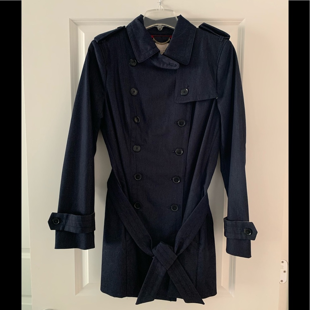 Banana Republic denim trench coat, NWOT